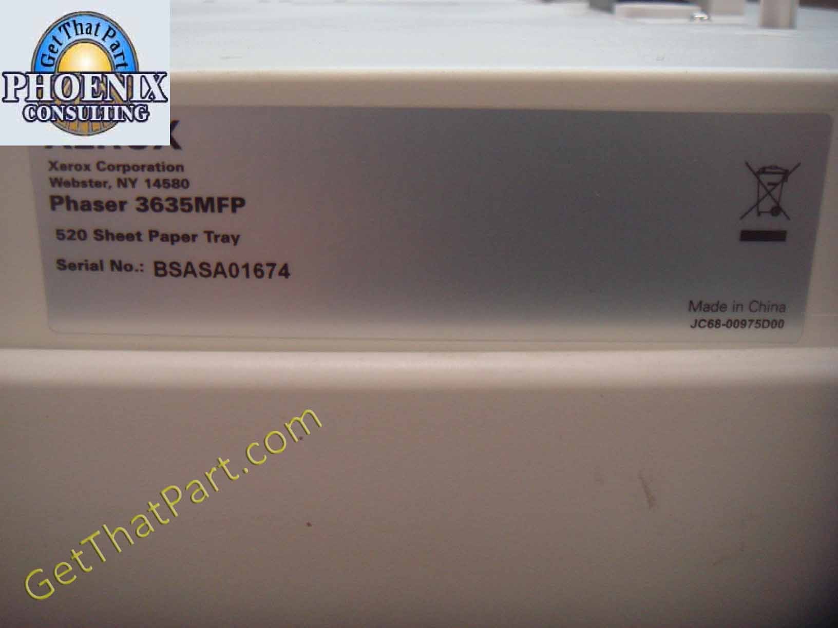 Xerox 3635 печка